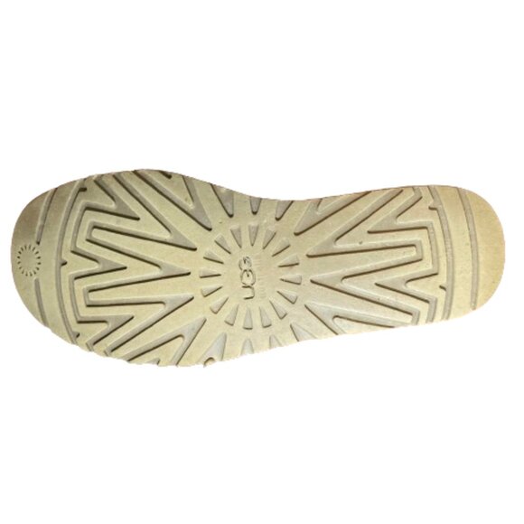 UGG Chestnut Suede Boots, Classic 9" Genuine Sheepskin Lining, Warm, sz 8 - Picture 6 of 7